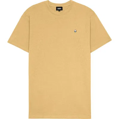 Dalix Mens Lil Alien Soft Heavyweight Tee In Gold