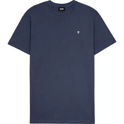 Dalix Mens Lil Alien Soft Heavyweight Tee In Blue