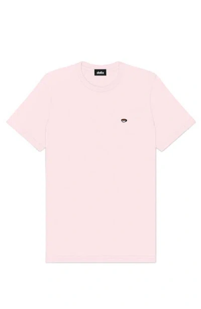 Dalix Mens Lil Coffee Jersey Tee In Pink