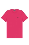 Dalix Mens Lil Coffee Jersey Tee In Pink