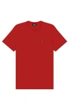 Dalix Mens Lil Coffee Jersey Tee In Red