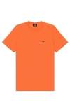 Dalix Mens Lil Coffee Jersey Tee In Orange