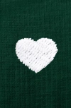 Dalix Mens Lil Heart Midweight Cotton Tee In Green