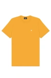 Dalix Mens Lil Heart Midweight Cotton Tee In Gold