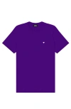 Dalix Mens Lil Heart Midweight Cotton Tee In Purple