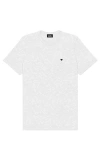 Dalix Mens Lil Heart Midweight Cotton Tee In Gray