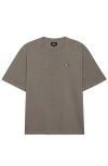 Dalix Mens Lil Matcha Heavy Weight Cotton Tee