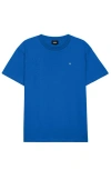 Dalix Mens Lil Smile Heavy Weight Cotton Tee In Blue