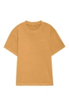 Dalix Mens Lil Smile Heavyweight Pigment Dye Tee In Brown