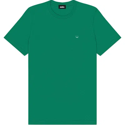 Dalix Mens Lil Smile Jersey Tee In Green