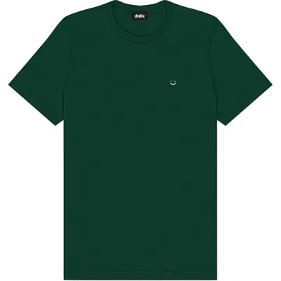 Dalix Mens Lil Smile Jersey Tee In Green