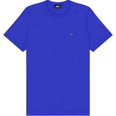 Dalix Mens Lil Smile Jersey Tee In Blue