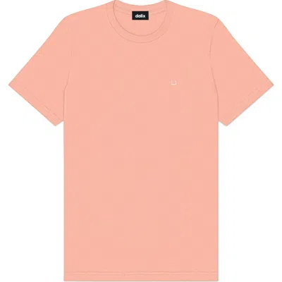 Dalix Mens Lil Smile Jersey Tee In Orange