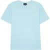 Dalix Mens Lil Smile Midweight Garment Dye Tee In Blue