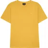 Dalix Mens Lil Smile Midweight Garment Dye Tee In Gold