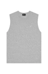 Dalix Mens Lil Smile Muscle Tank In Gray