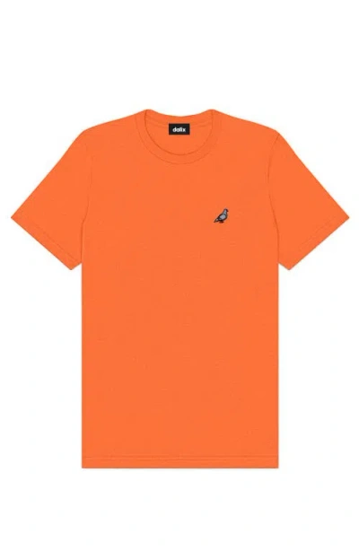 Dalix Mens Pigeon Jersey Tee In Orange