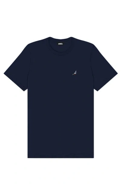 Dalix Mens Pigeon Jersey Tee In Blue