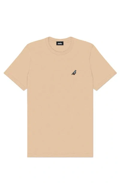 Dalix Mens Pigeon Jersey Tee In Sand