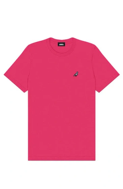 Dalix Mens Pigeon Jersey Tee In Pink