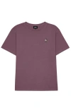 Dalix Mens Spritz Midweight Garment Dye Tee In Purple