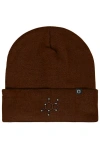 Dalix Molecule Beanie In Brown