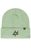 Dalix Molecule Beanie In Light Green