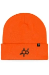 Dalix Molecule Beanie In Neon Orange