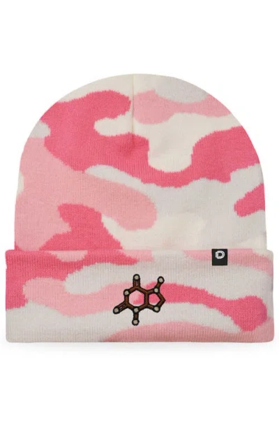Dalix Molecule Beanie In Pink Camo