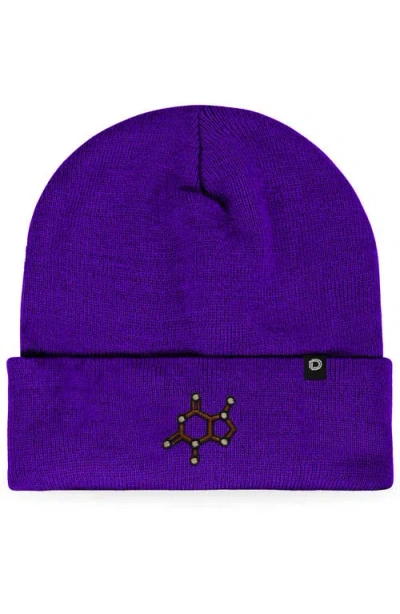 Dalix Molecule Beanie In Purple