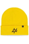 Dalix Molecule Beanie In Yellow
