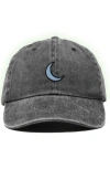 Dalix Moon Cap In Washed Black