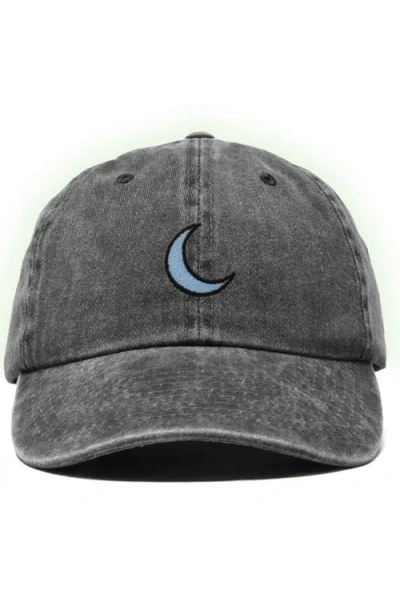 Dalix Moon Cap In Washed Black