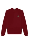 Dalix Mushroom Fleece Sweatshirt In Cardinal Red