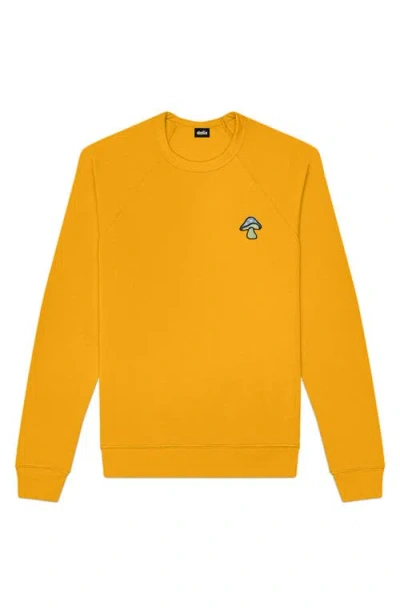 Dalix Mushroom Fleece Sweatshirt In Gold