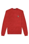 Dalix Mushroom Fleece Sweatshirt In Heather Red