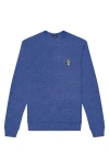 Dalix Mushroom Fleece Sweatshirt In Heather True Royal
