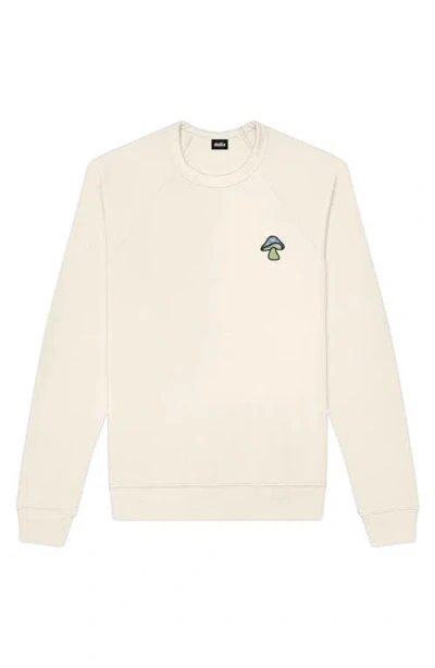 Dalix Mushroom Fleece Sweatshirt In Natural