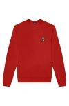 Dalix Mushroom Fleece Sweatshirt In Red