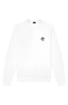 Dalix Mushroom Fleece Sweatshirt In White