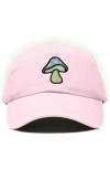 Dalix Mushroom Hat In Washed Pink