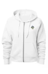 Dalix Mushroom Zip Hoodie In White