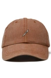 Dalix Paint Brush Dad Cap In Orange