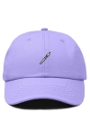 Dalix Paint Brush Dad Cap In Purple