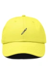 Dalix Paint Brush Dad Cap In Yellow