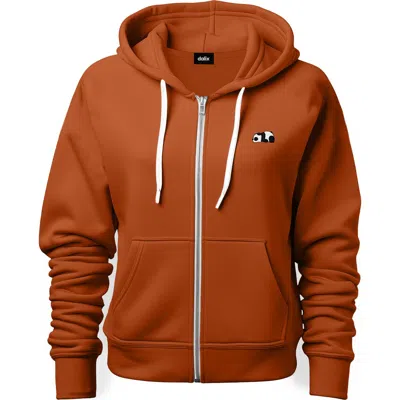 Dalix Panda Zip Hoodie In Autumn