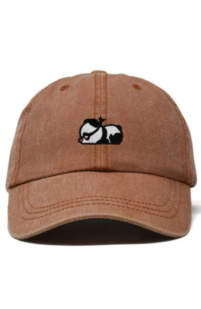 Dalix Pandit Panda Dad Cap In Brown