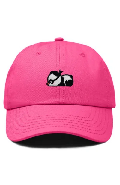 Dalix Pandit Panda Dad Cap In Pink