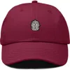 Dalix Pharaoh Dad Cap In Burgundy