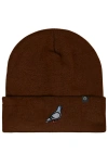 Dalix Pigeon Beanie Cap In Brown